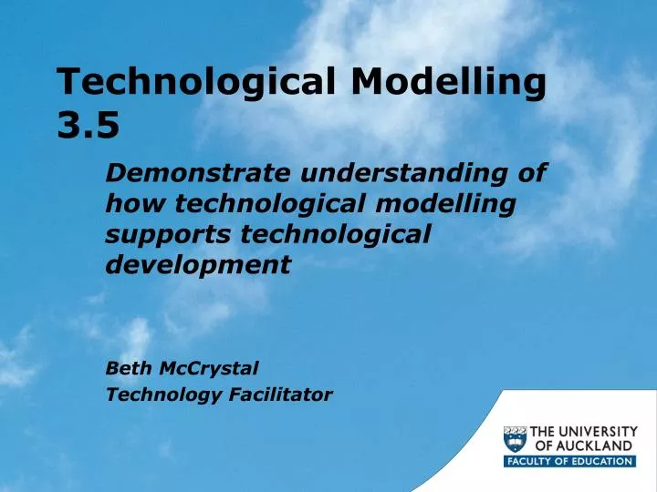 technological modelling 3 5