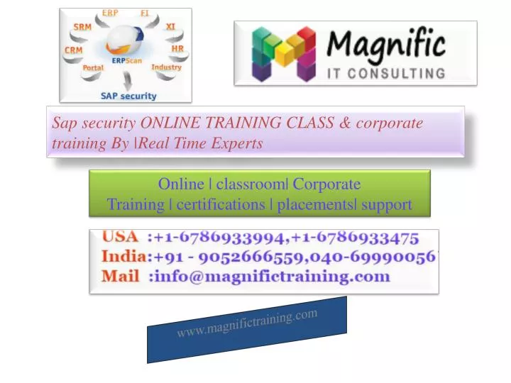 sap security online training class corporate training by real time experts