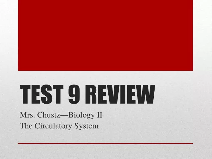 test 9 review