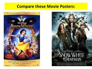 Compare these Movie Posters: