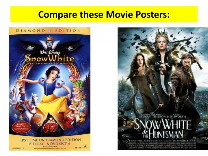 compare these movie posters