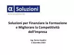 ALFA SOLUZIONI SRL - slide 1