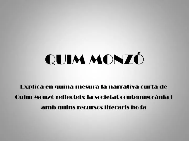 quim monz