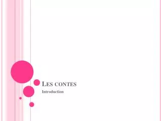 les contes