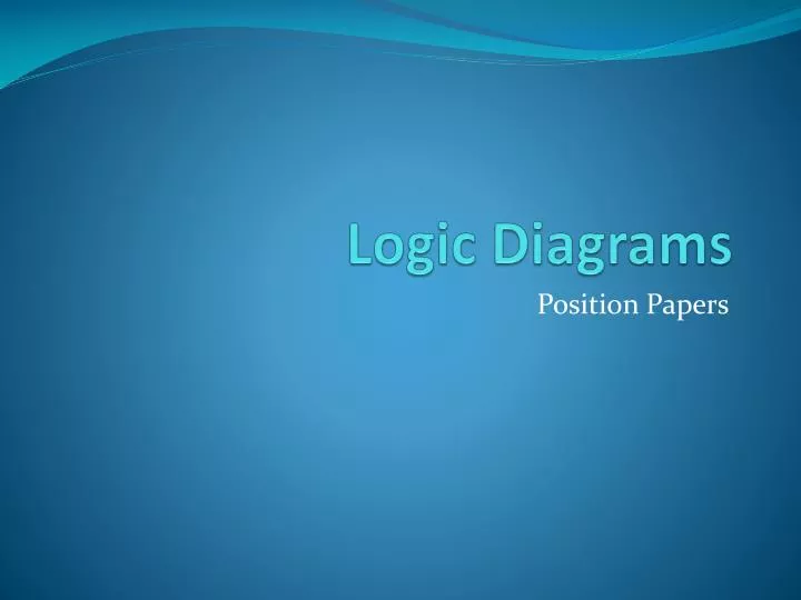 logic diagrams