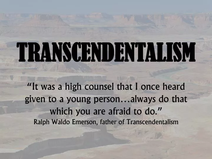 transcendentalism