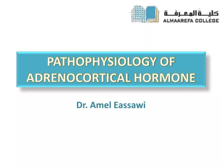 pathophysiology of adrenocortical hormone
