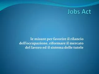 jobs act