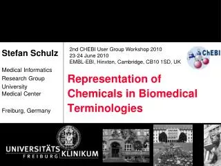 Representation of Chemicals in Biomedical Terminologies