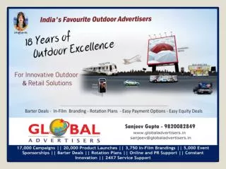 Out-of-home Advertising - Global Advertisers