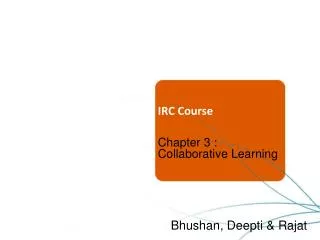 IRC Course