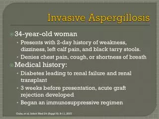 Invasive Aspergillosis