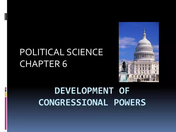political science chapter 6