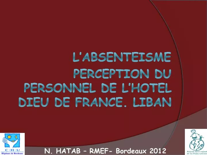 n hatab rmef bordeaux 2012