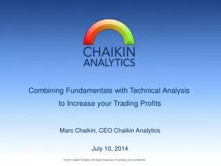 Combining Fundamental and Technical Analysis to Increase Tra