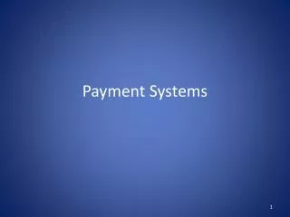 Payment Systems