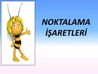 noktalama aretler