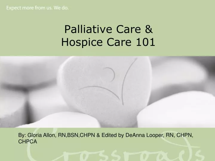 palliative care hospice care 101