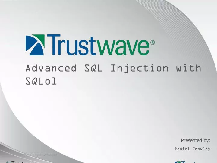 advanced sql injection with sqlol