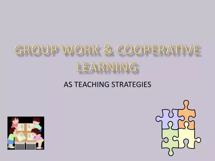 group work cooperative learning