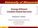 Energy-Efficient Location-based Services - slide 1