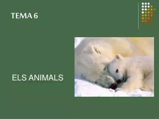 els animals