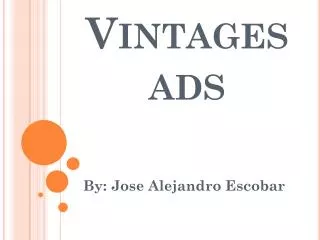 Vintages ads
