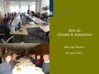 EPA IG Climate &amp; Adaptation