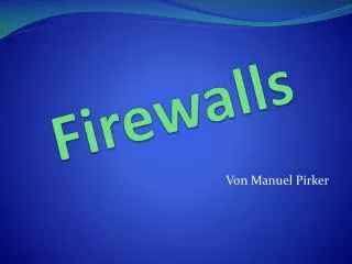 firewalls