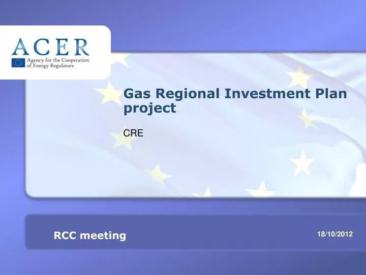gas regional investment plan project