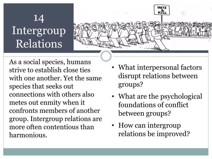 14 intergroup relations