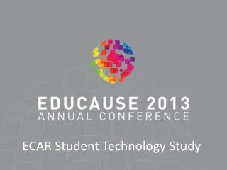 ECAR Student Technology Study