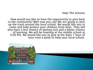 Help The Schools