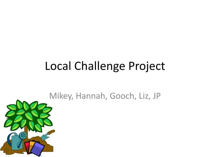 local challenge project
