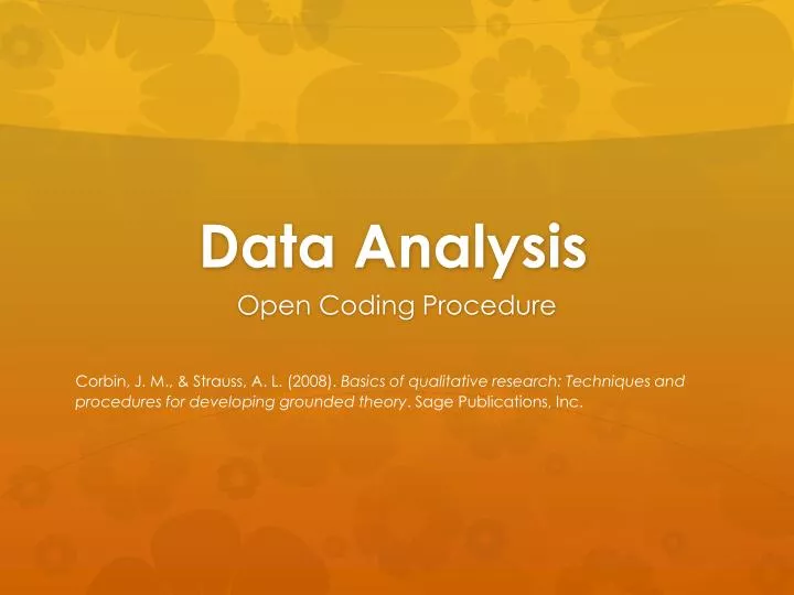 data analysis