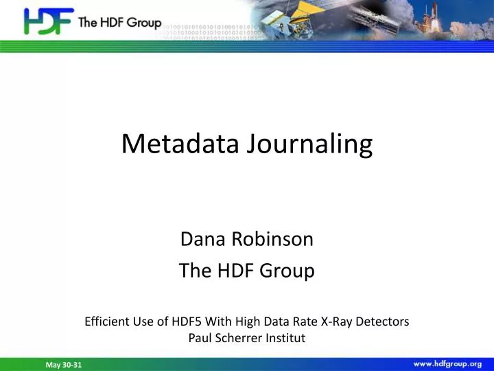 metadata journaling