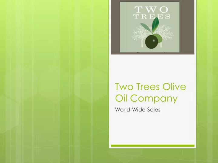 two trees olive oil company
