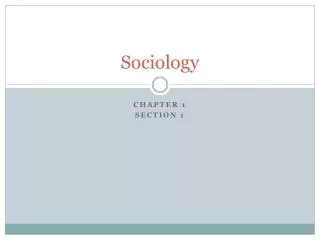 Sociology