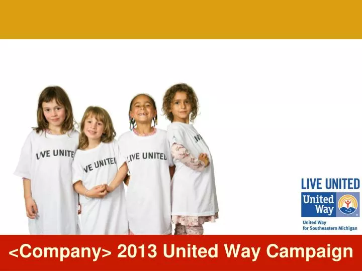 company 2013 united way campaign