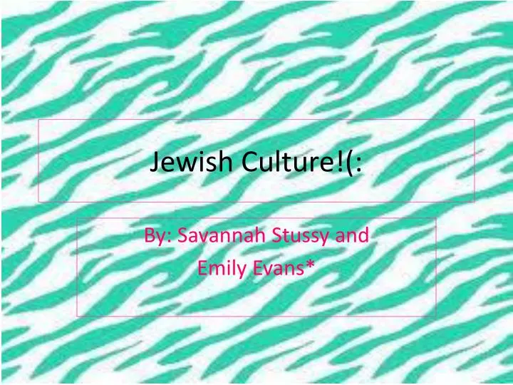 jewish culture