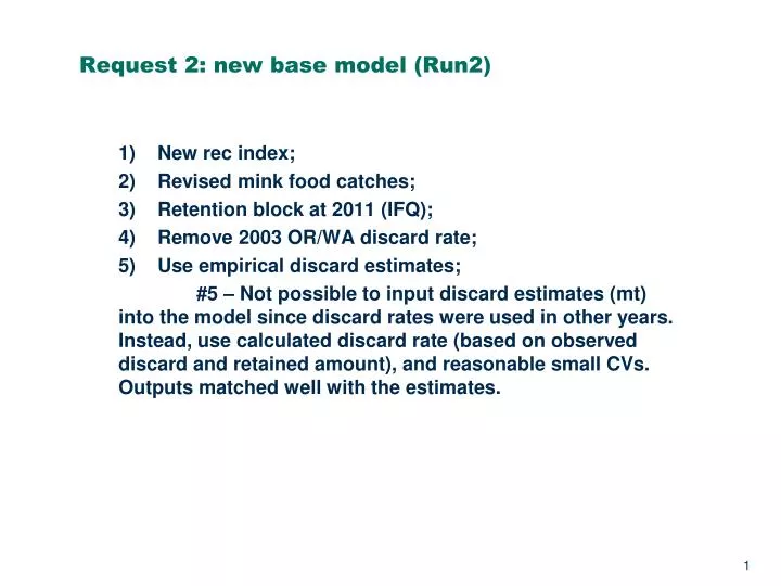 request 2 new base model run2