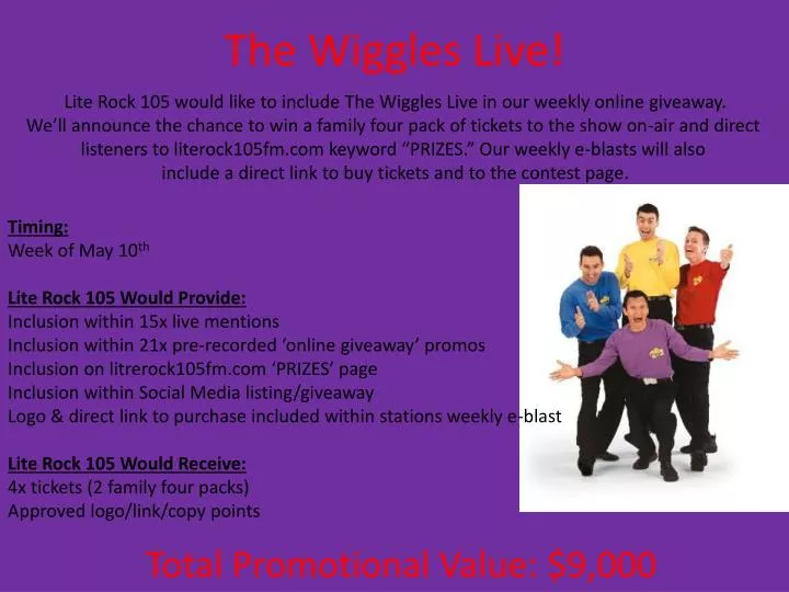 the wiggles live