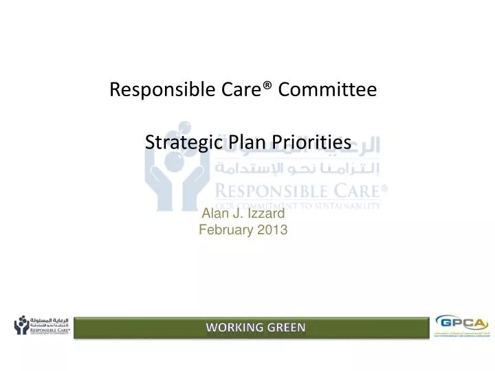 responsible care committee strategic plan priorities