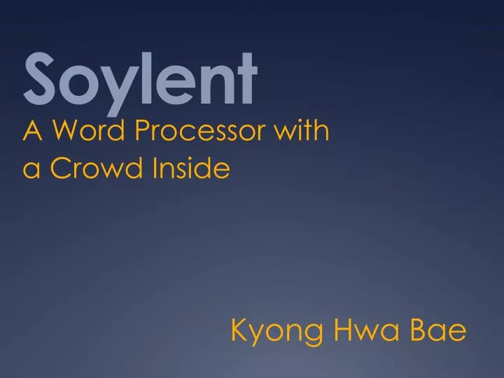 soylent