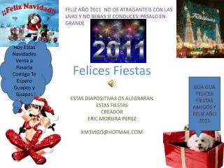 felices fiestas