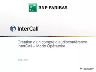 cr ation d un compte d audioconf rence intercall mode op ratoire