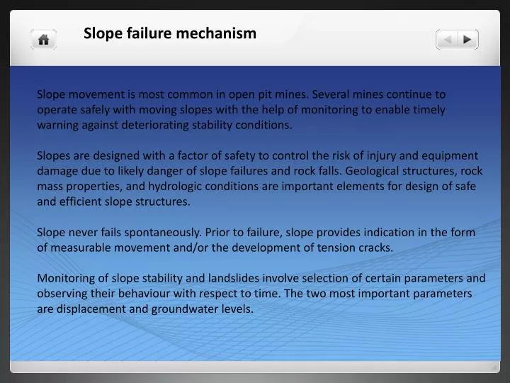 slope failure mechanism