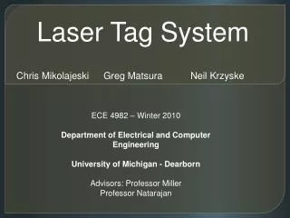 Laser Tag System