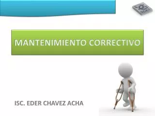mantenimiento correctivo