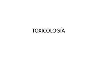 toxicolog a